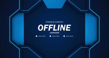 modern background screensaver offline stream gaming dark blue future technology door background vector