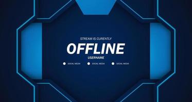 modern background screensaver offline stream gaming dark blue future technology door background vector