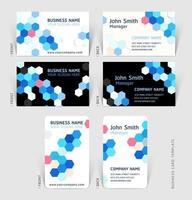 Business card abstract background. Vector illustration.