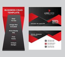 Business card set or template vector