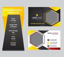 Business card set or template vector