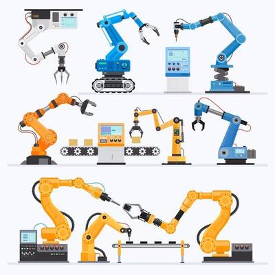 Robotic arm industrial set