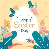 Happy Easter Day Greetings Background vector