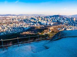 paisaje urbano de seúl, corea del sur foto