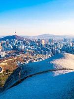 Cityscape of Seoul, South Korea photo