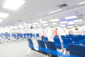 Abstract blurred airport background photo