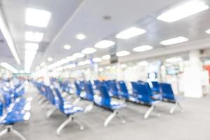 Abstract blurred airport background photo
