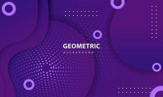 Fondo de color púrpura abstracto. diseño de elementos geométricos texturizados con decoración de puntos. vector