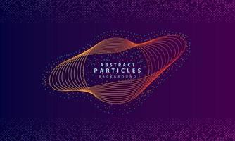 Dynamic abstract particles background with purple overlap layers. Texture with glitters dots element decoration. vector