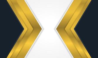 Modern abstract white background vector with gold line effect. Elegant concept design vector