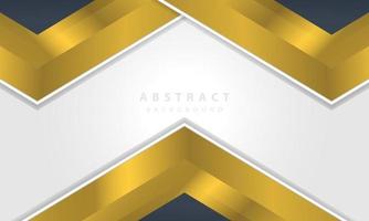 Modern abstract white background vector with gold line effect. Elegant concept design vector