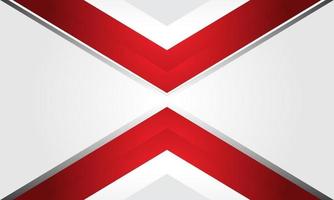 Hexagonal abstract white background with red frame shape. eps 10 vector