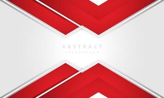 Hexagonal abstract white background with red frame shape. eps 10 vector