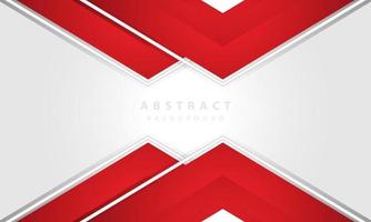 Hexagonal abstract white background with red frame shape. eps 10 vector