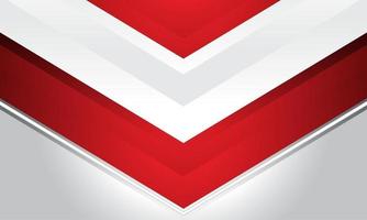 Hexagonal abstract white background with red frame shape. eps 10 vector