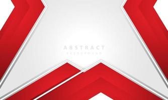 Hexagonal abstract white background with red frame shape. eps 10 vector