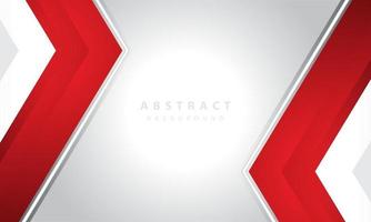 Hexagonal abstract white background with red frame shape. eps 10 vector