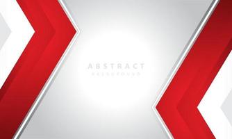 Hexagonal abstract white background with red frame shape. eps 10 vector