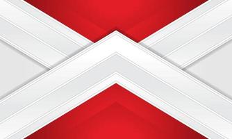 Hexagonal abstract white background with red frame shape. eps 10 vector