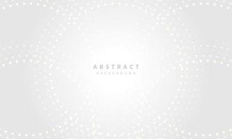 Abstract 3D circle paper cut layer white background. Elegant circle shape design. vector