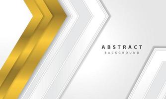 Modern abstract white background vector with gold line effect. Elegant concept design vector.