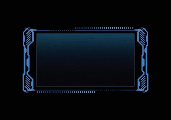 Abstract technology frame template design background. future Futuristic ui screen system virtual. Vector illustration