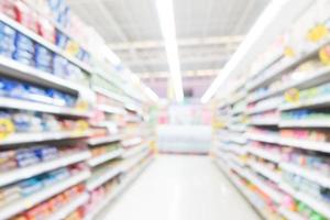 Abstract blurred shopping mall interior photo