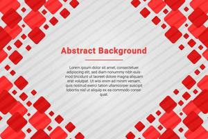 Flat Red Squares Background vector