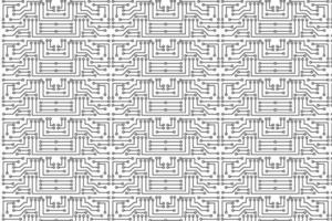 Abstract Electronic Circuit Pattern vector