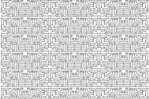 Abstract Electronic Circuit Pattern vector