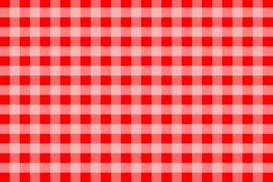 Red Gingham Pattern Background vector