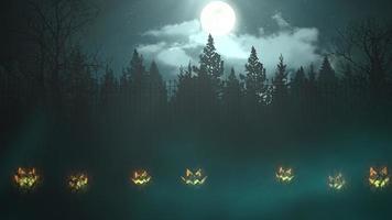 Download Mystical Horror Background With The House And Moon 2109590 Stock Video At Vecteezy