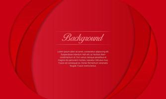 Red Curved Lines Presentation Background vector