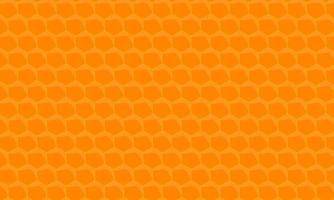 Orange Honeycomb Hexagon Pattern Background vector
