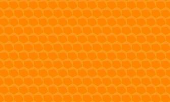 Fondo de patrón de hexágono de panal naranja vector