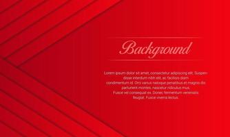 Abstract Modern Red Geometric Lines Background vector