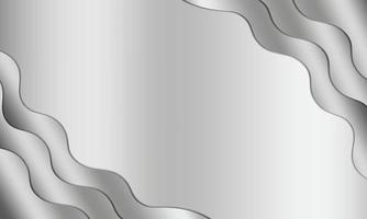 Abstract Silver Wave Presentation Background vector