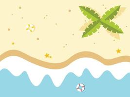 Quiet Beach Illustration vector