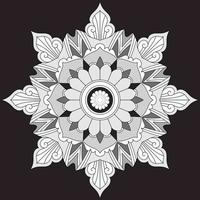 Circular Pattern In Form Of Mandala, Decorative Ornament In Oriental Style vector