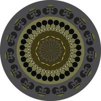 Ornamental Round mandala Pattern vector