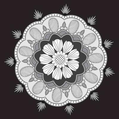 Circular Pattern In Form Of Mandala, Decorative Ornament In Style
