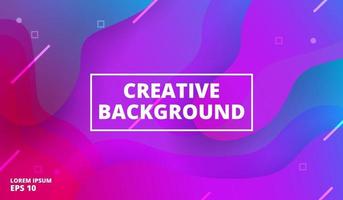 Colorful geometric background. Blue elements with fluid gradient. Vector illustration