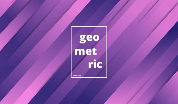 Minimal geometric background with gradient colors. Vector illustration