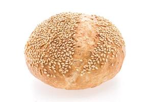 Sour Dough bread on white background photo