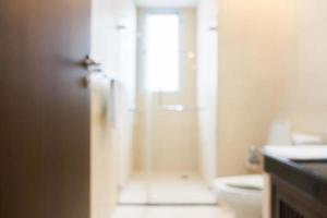 Abstract defocused bathroom and toilet background photo