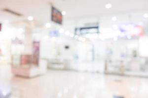 Defocused shopping mall background photo