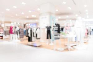 Defocused shopping mall background photo