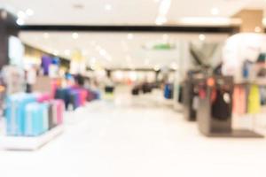 Defocused shopping mall background photo