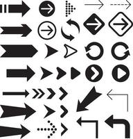 Arrow icons symbol collection. vector