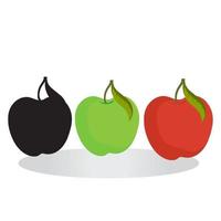 icono de manzana para proyectos de diseño gráfico vector
